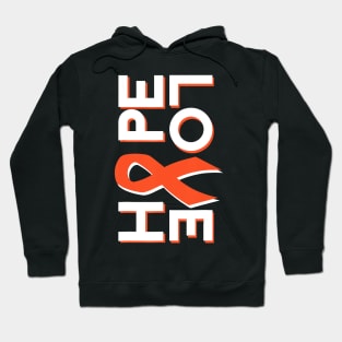 Leukemia Cancer Awareness Fight Cancer Ribbon Hoodie